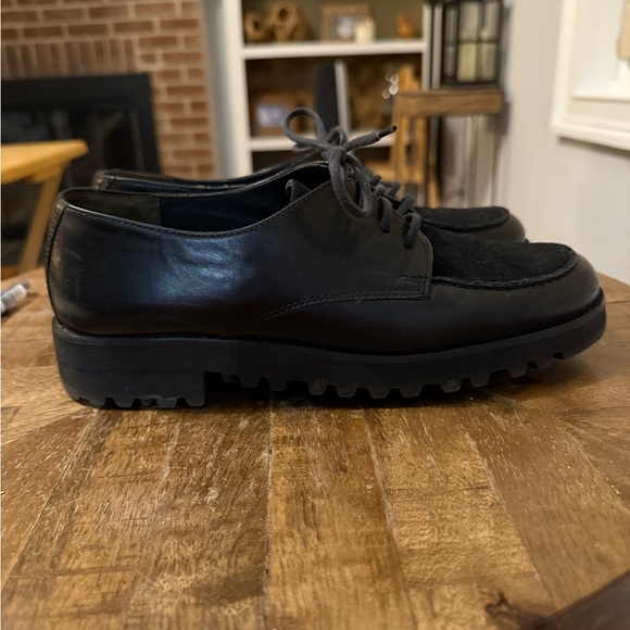 Paul Green Leather Lace Up Loafers 7 - Picture 3 of 12